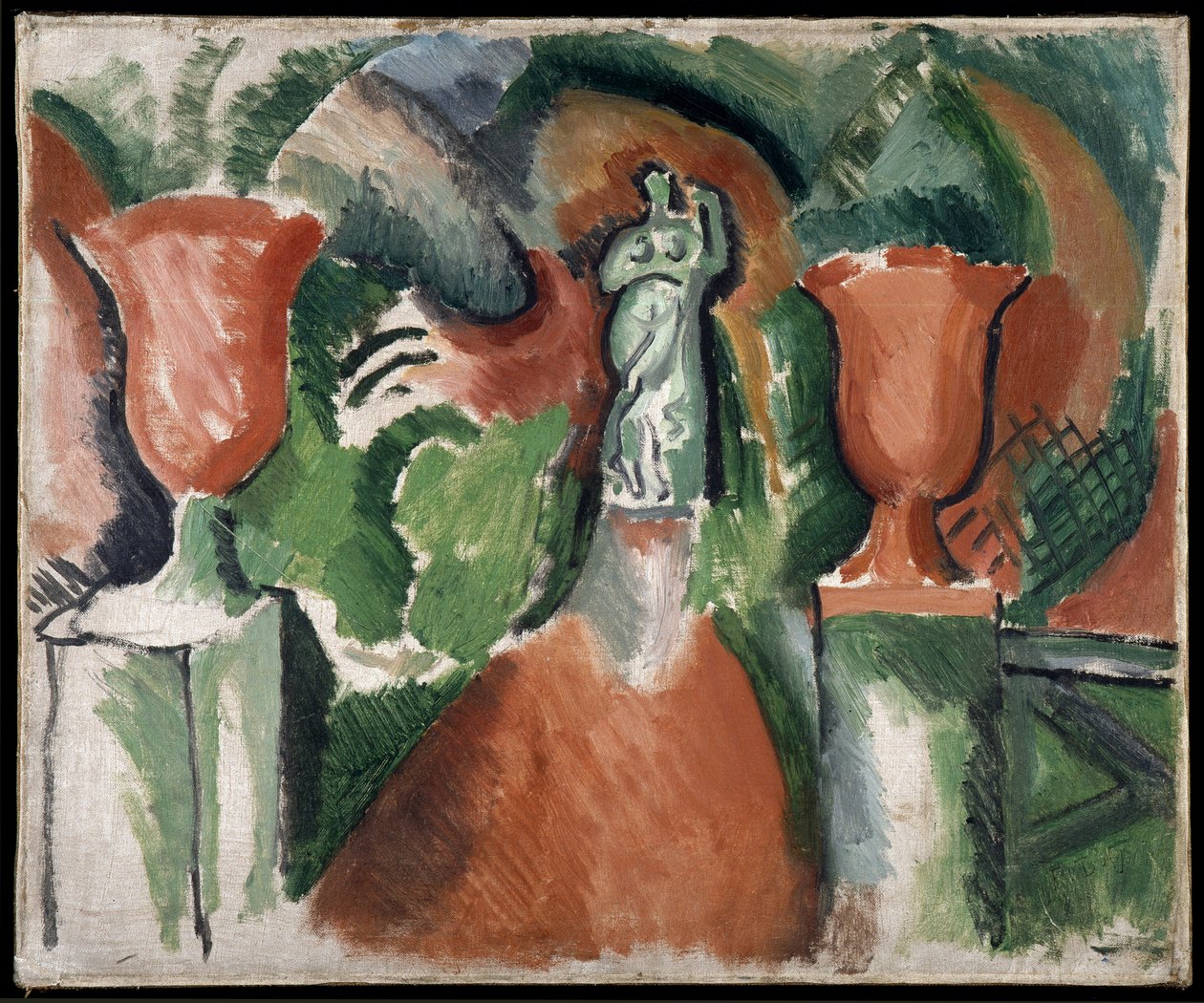 Staty med två röda vaser av Raoul Dufy