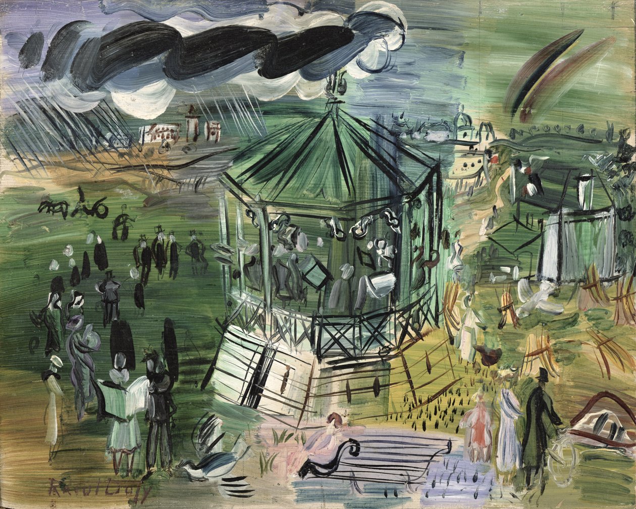 Söndag, Musik på landsbygden av Raoul Dufy
