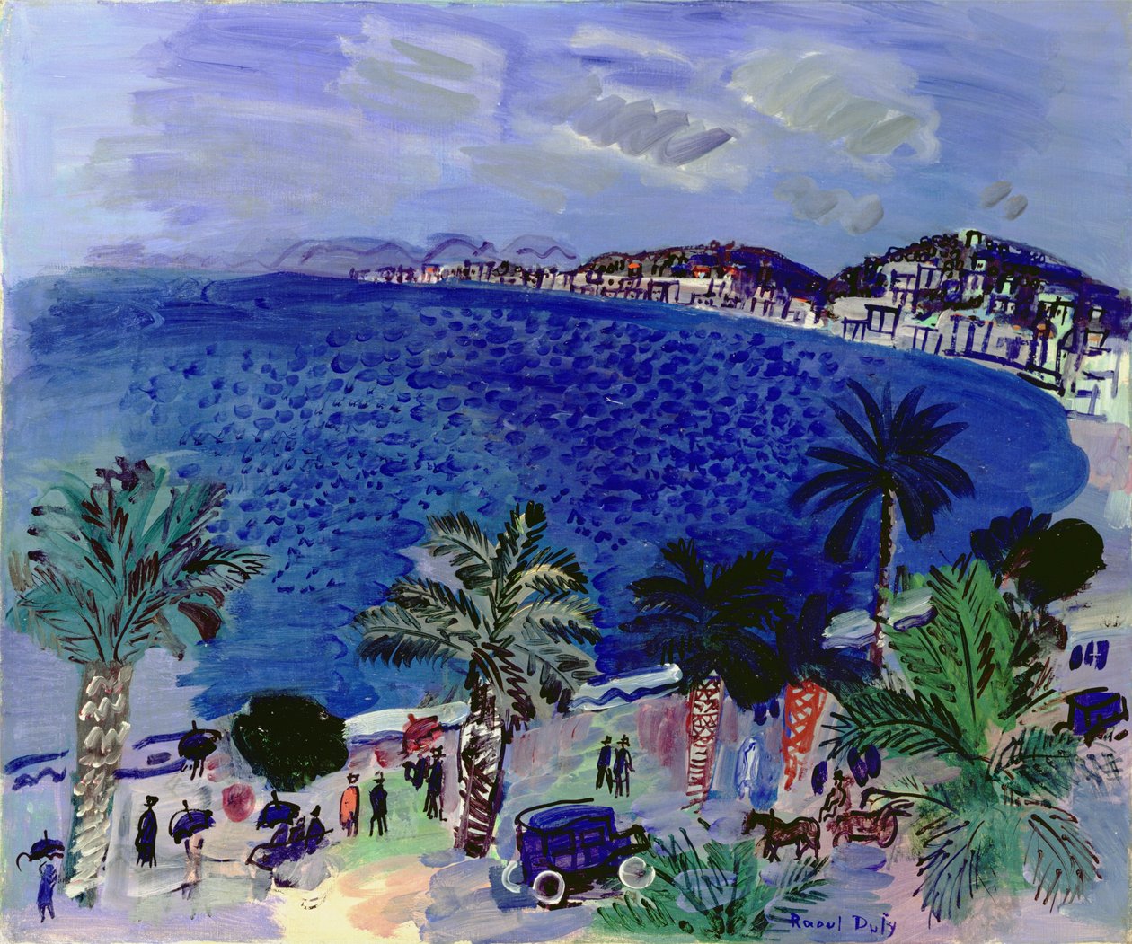 Änglarnas vik, Nice av Raoul Dufy