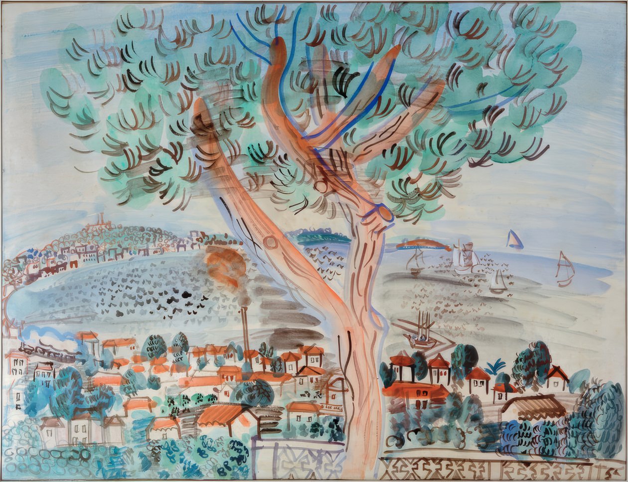 San Juan-bukten av Raoul Dufy