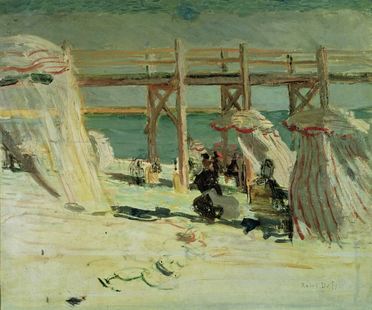 Vågbrytaren vid Sainte-Adresse av Raoul Dufy