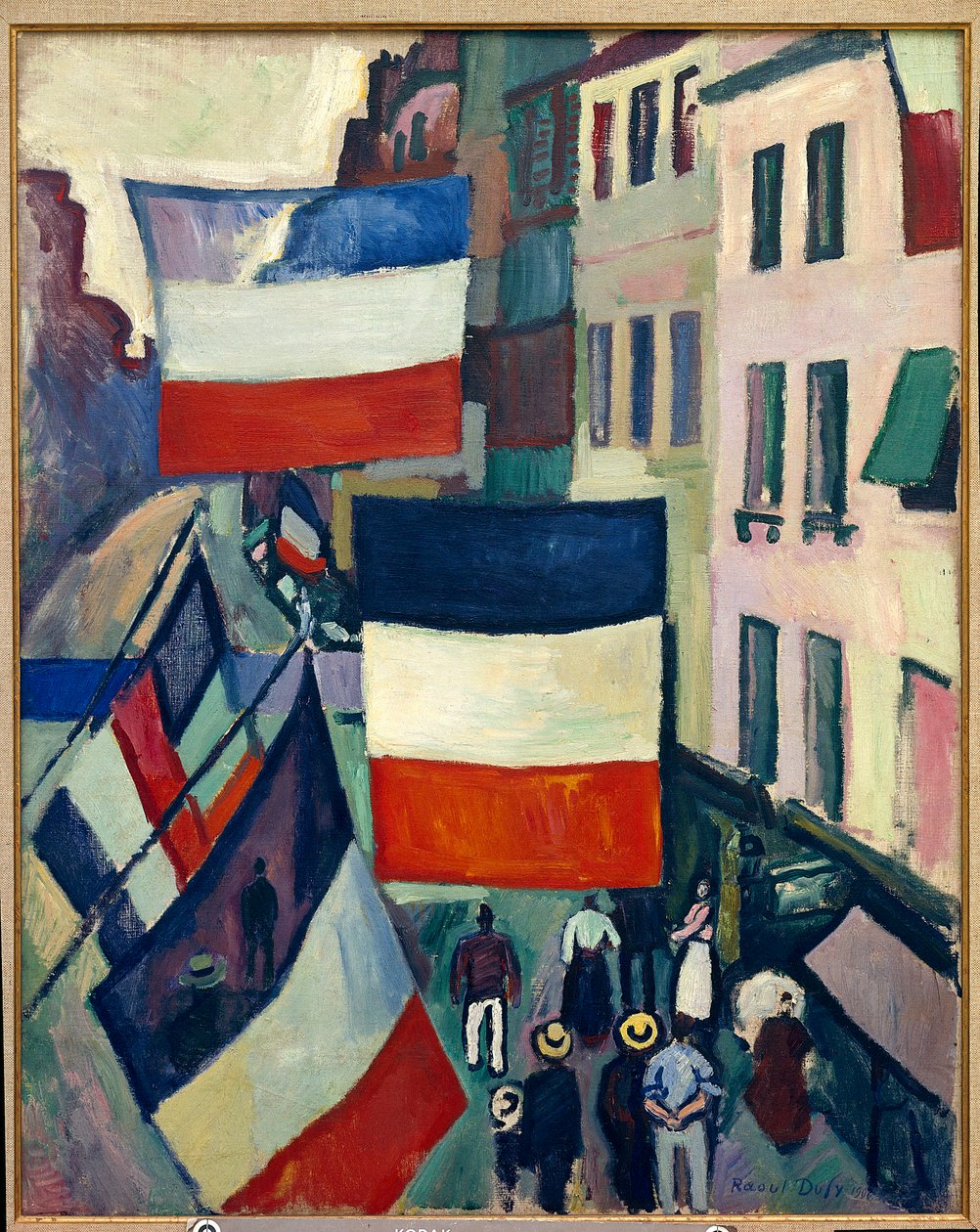 The Bulwark Street den 14 juli av Raoul Dufy