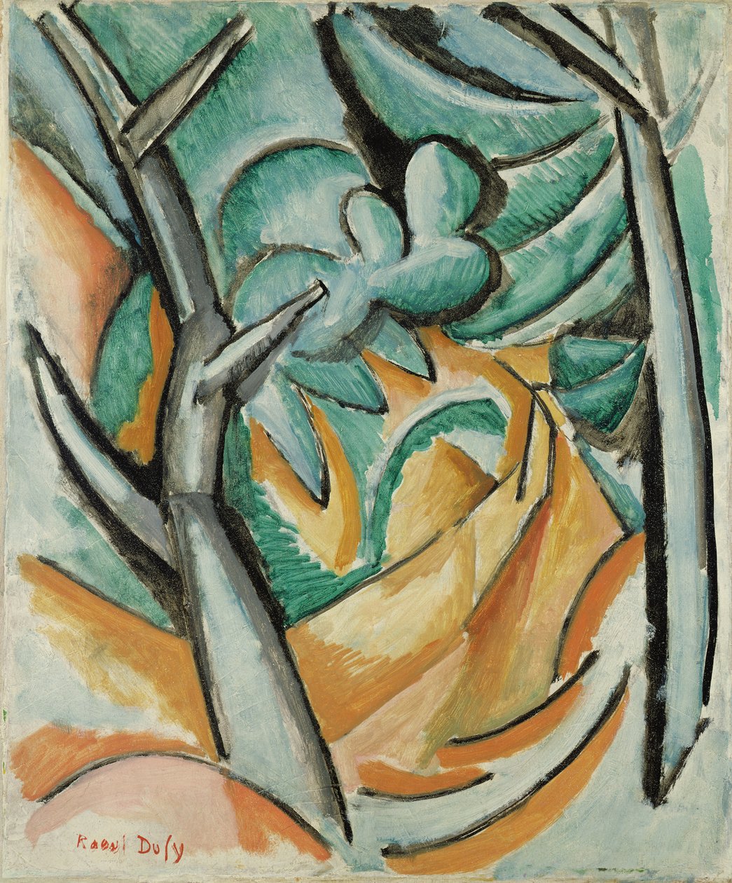 De gröna träden av Raoul Dufy