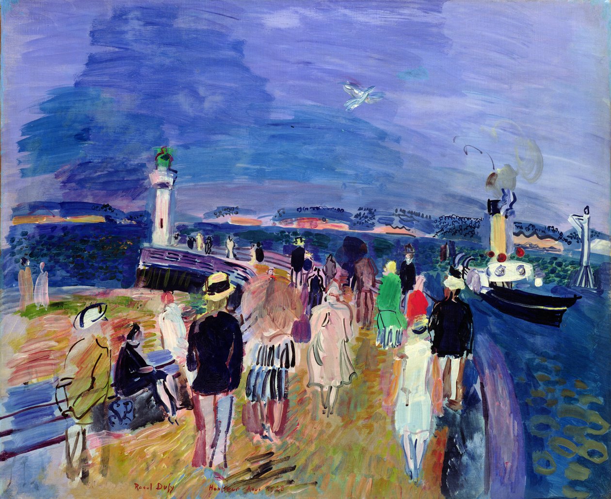 Piren vid Honfleur av Raoul Dufy