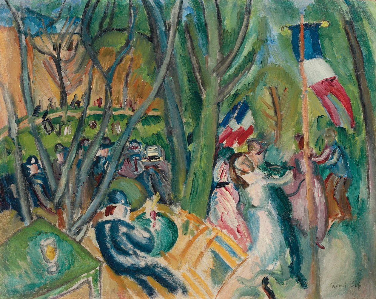 Den folkliga dansen; Le Bal Populaire av Raoul Dufy