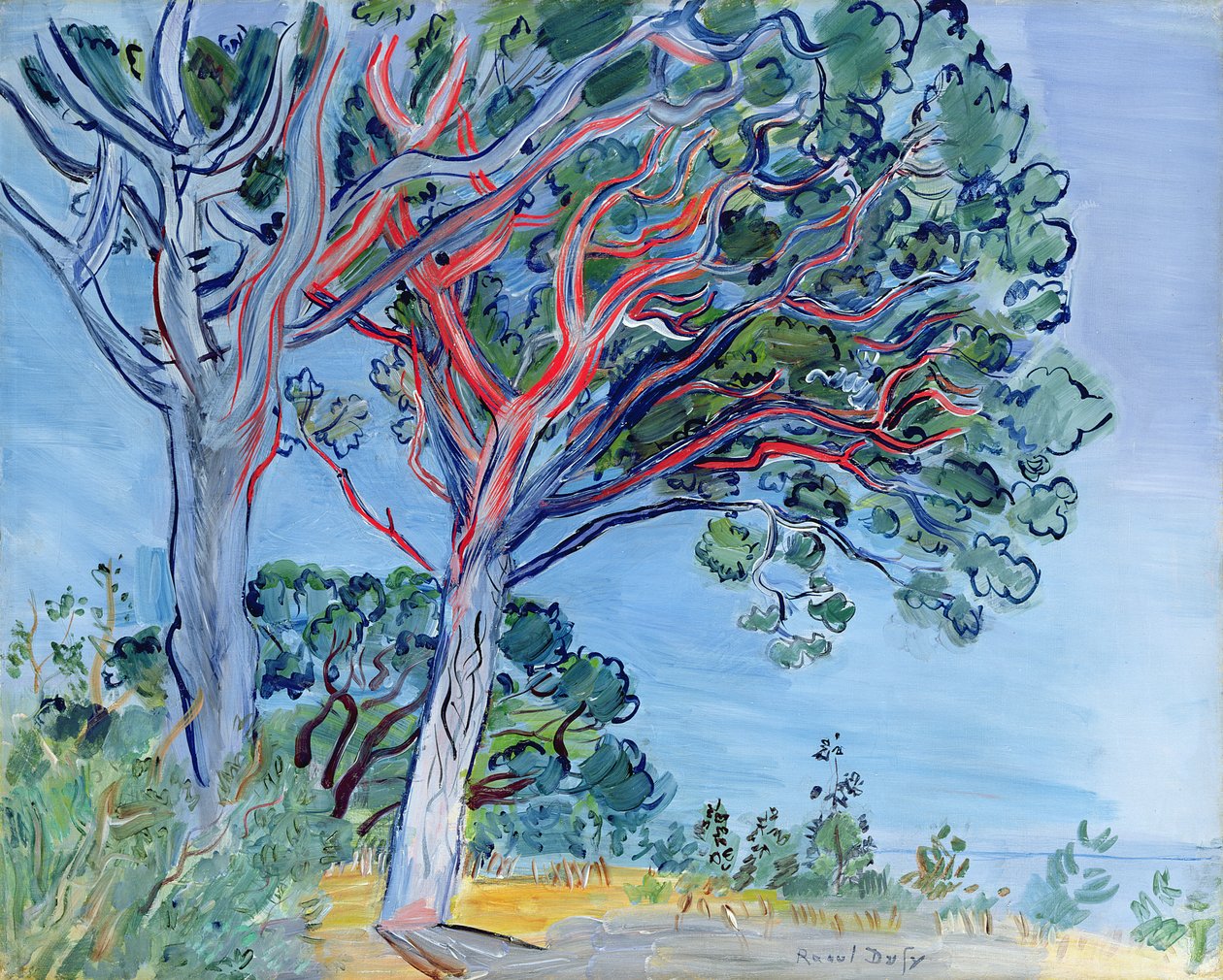 Den röda tallen av Raoul Dufy