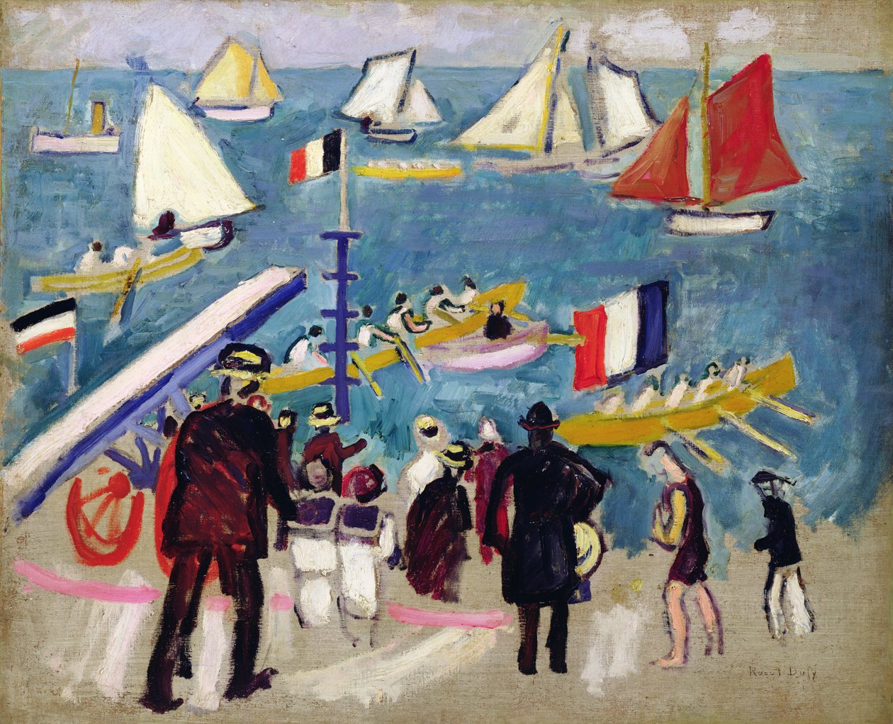 Regattan av Raoul Dufy