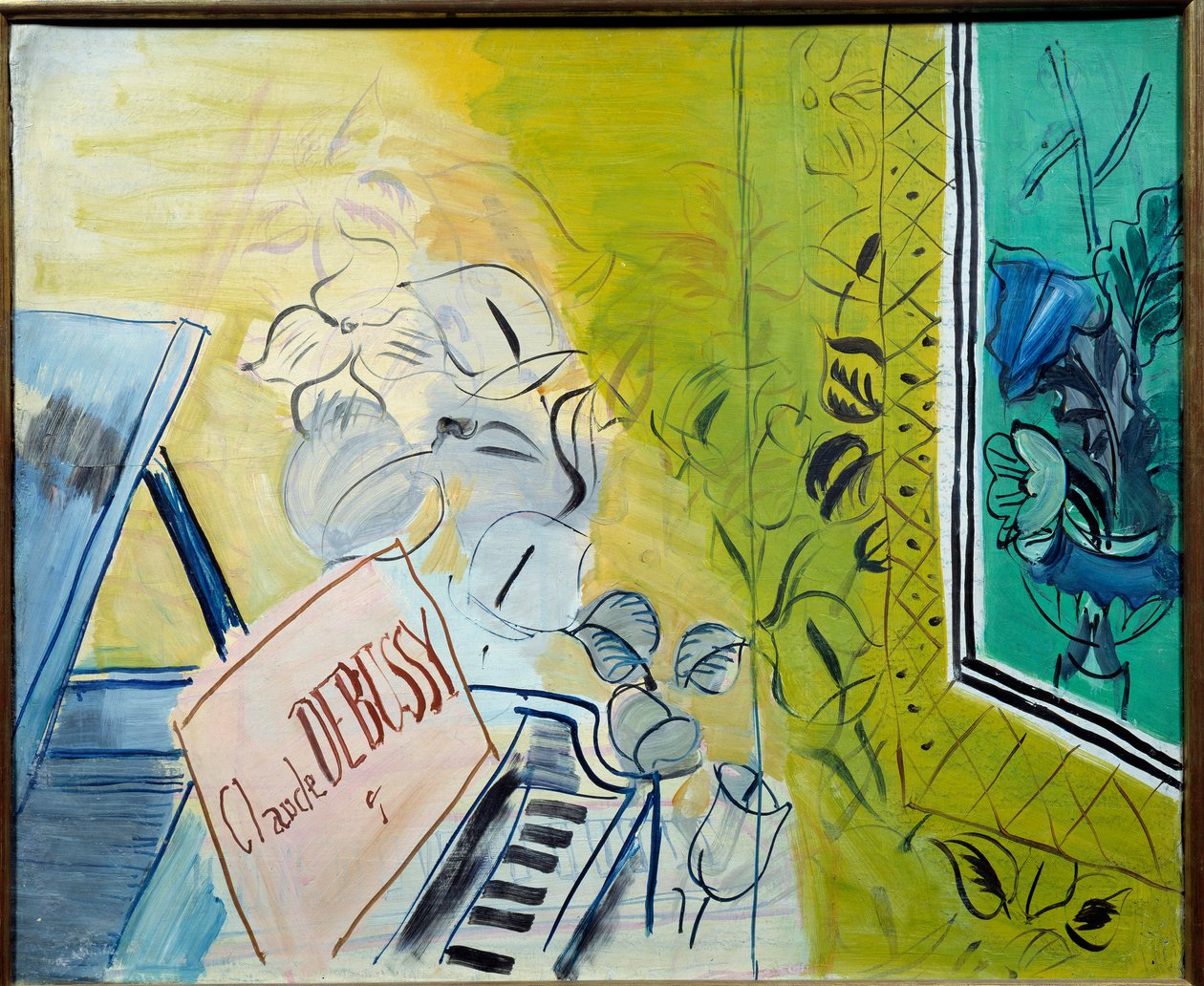 Hyllning till Claude Debussy av Raoul Dufy