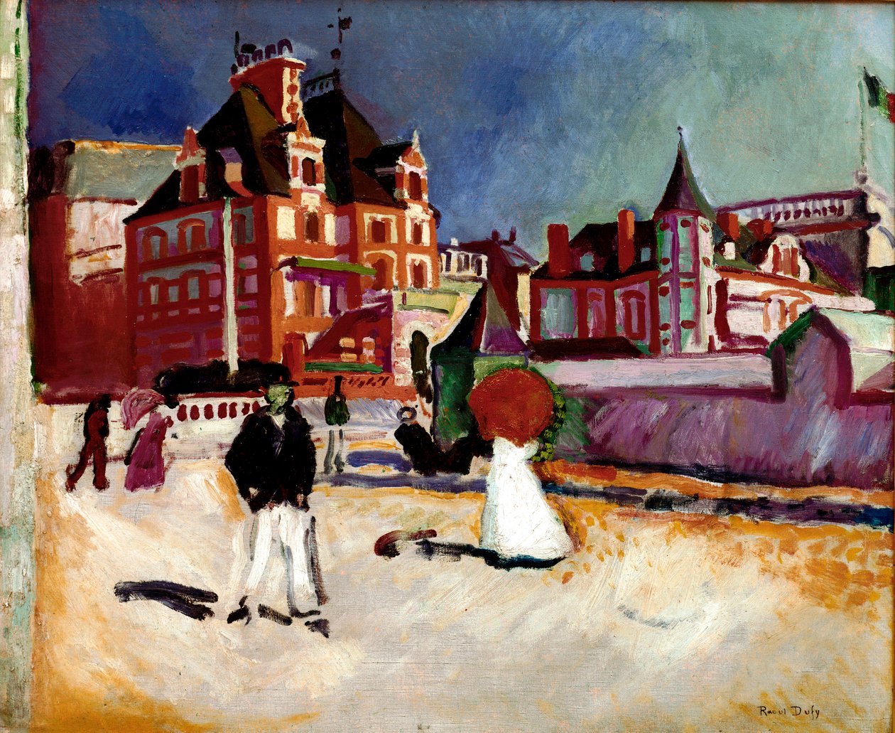 Trouville Målning av Raoul Dufy (1877-1953) 1907 Privat samling av Raoul Dufy