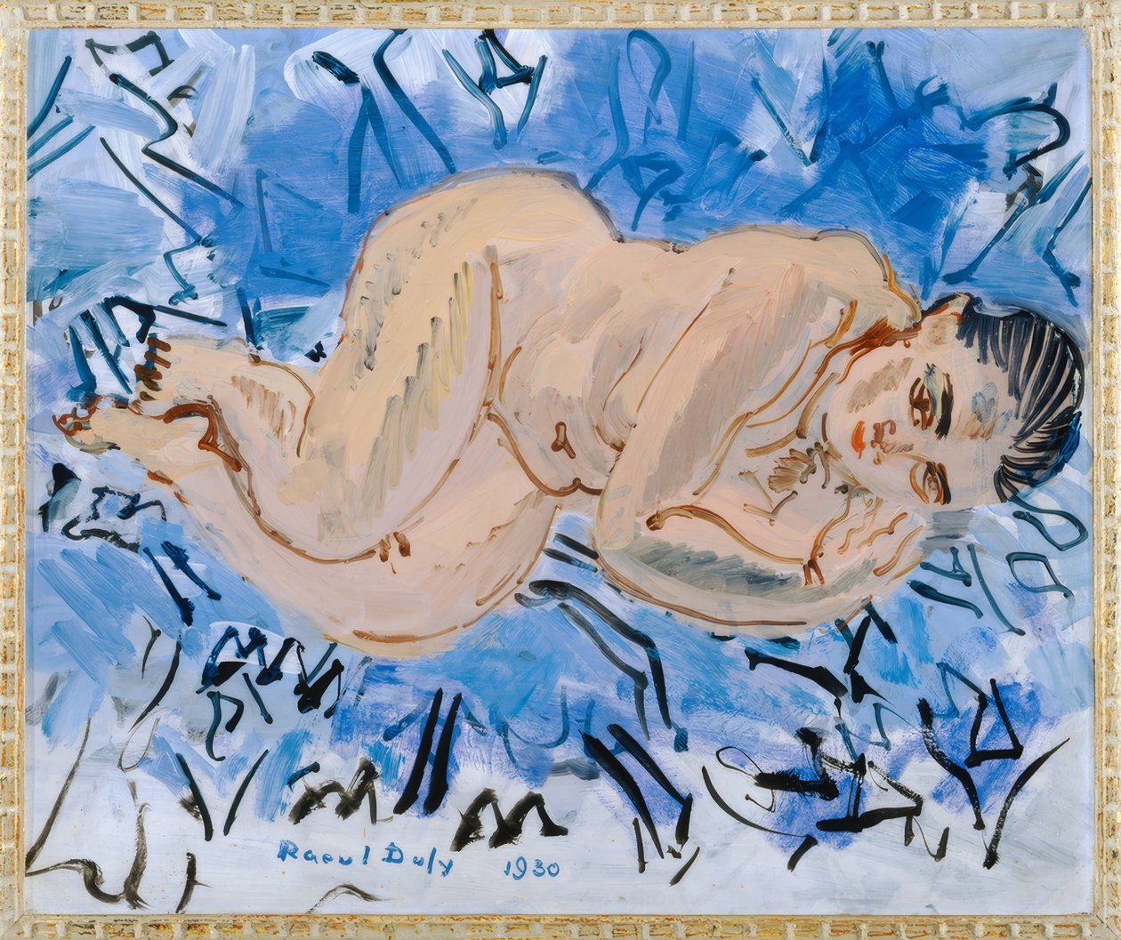 Kvinnlig naken av Raoul Dufy