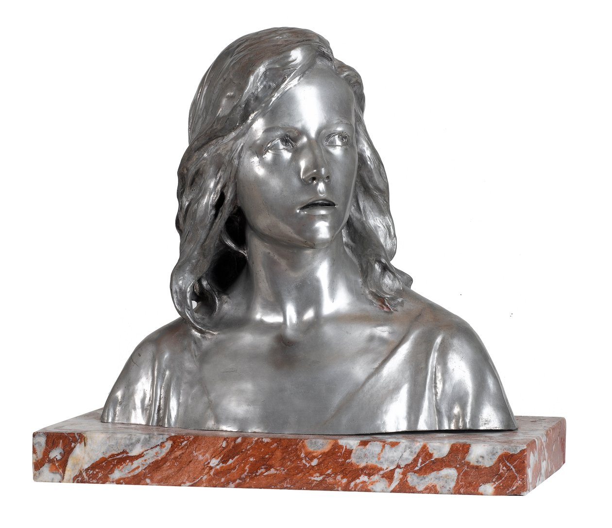 Kristus bland läkarna (silver och marmor) av Raoul Francois Larche