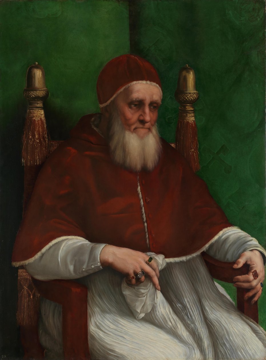 Portrait of Pope Julius II av Raffaello Sanzio Raphael