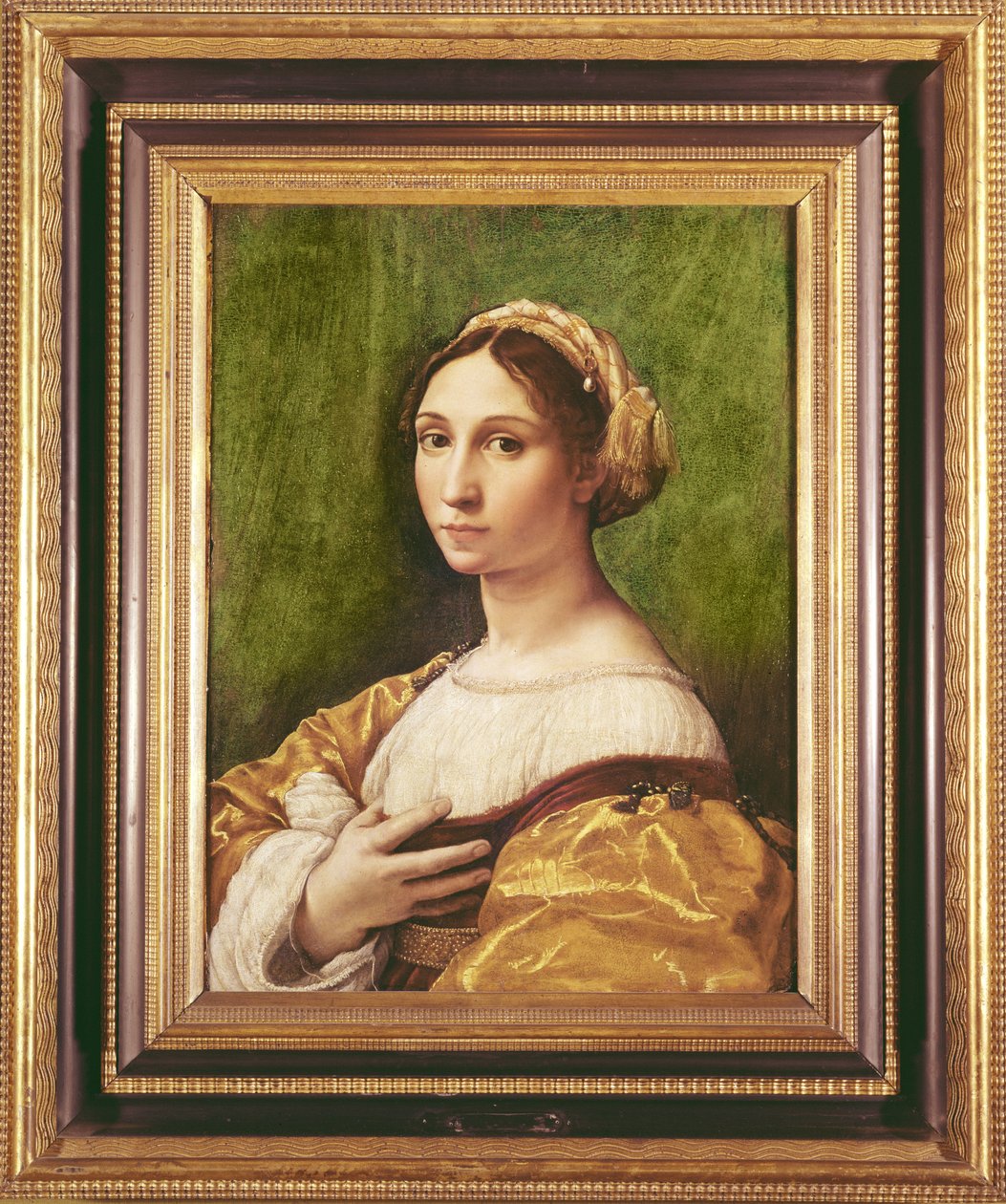 Porträtt av en ung kvinna av Raffaello Sanzio Raphael
