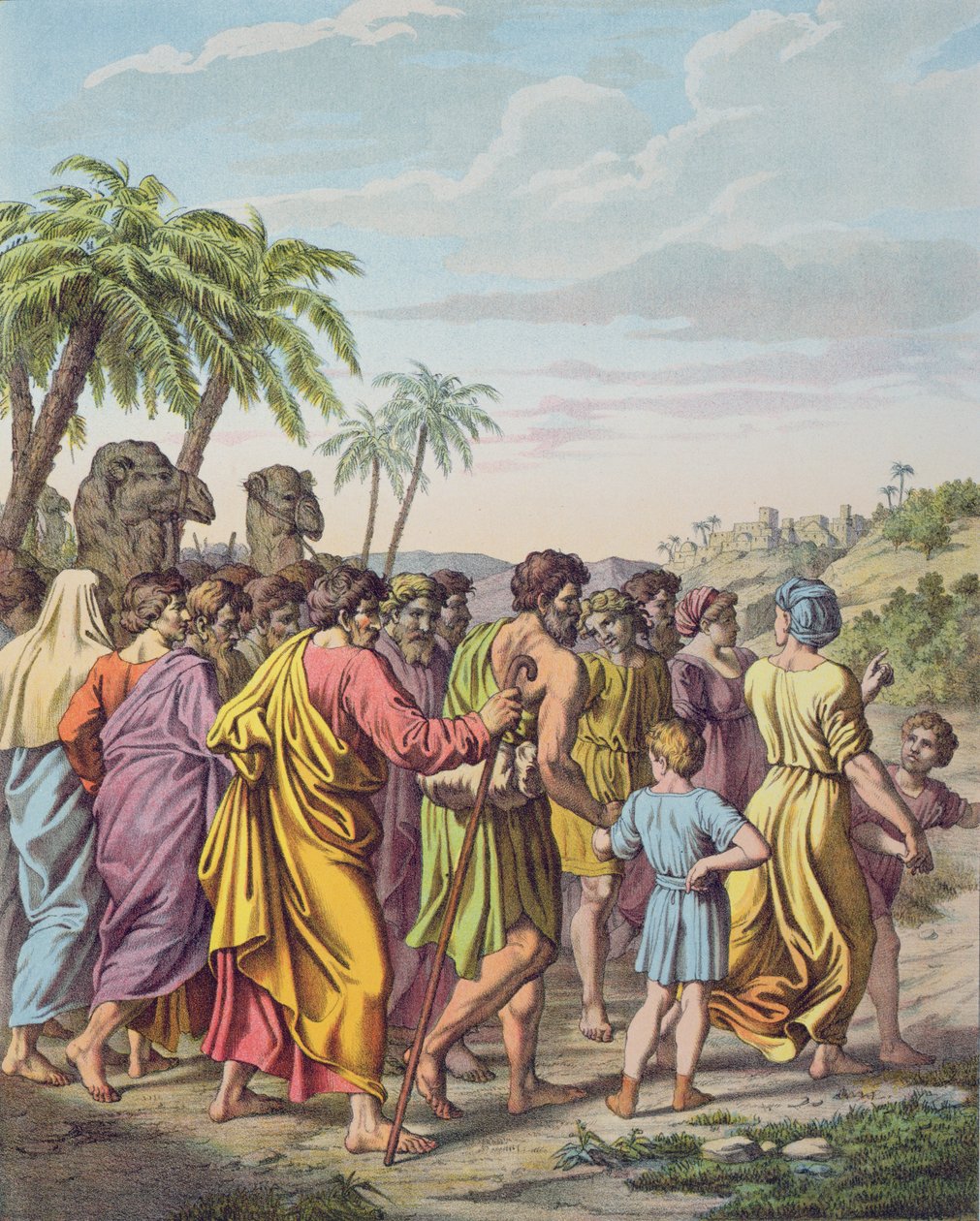 Återkomsten till Jerusalem efter fångenskapen i Babylon av Raffaello Sanzio Raphael