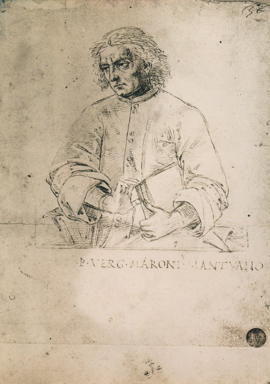 Porträtt av den latinska poeten Vergilius; teckning av Raphael, Gallerie dellAccademia, Venedig av Raffaello Sanzio Raphael