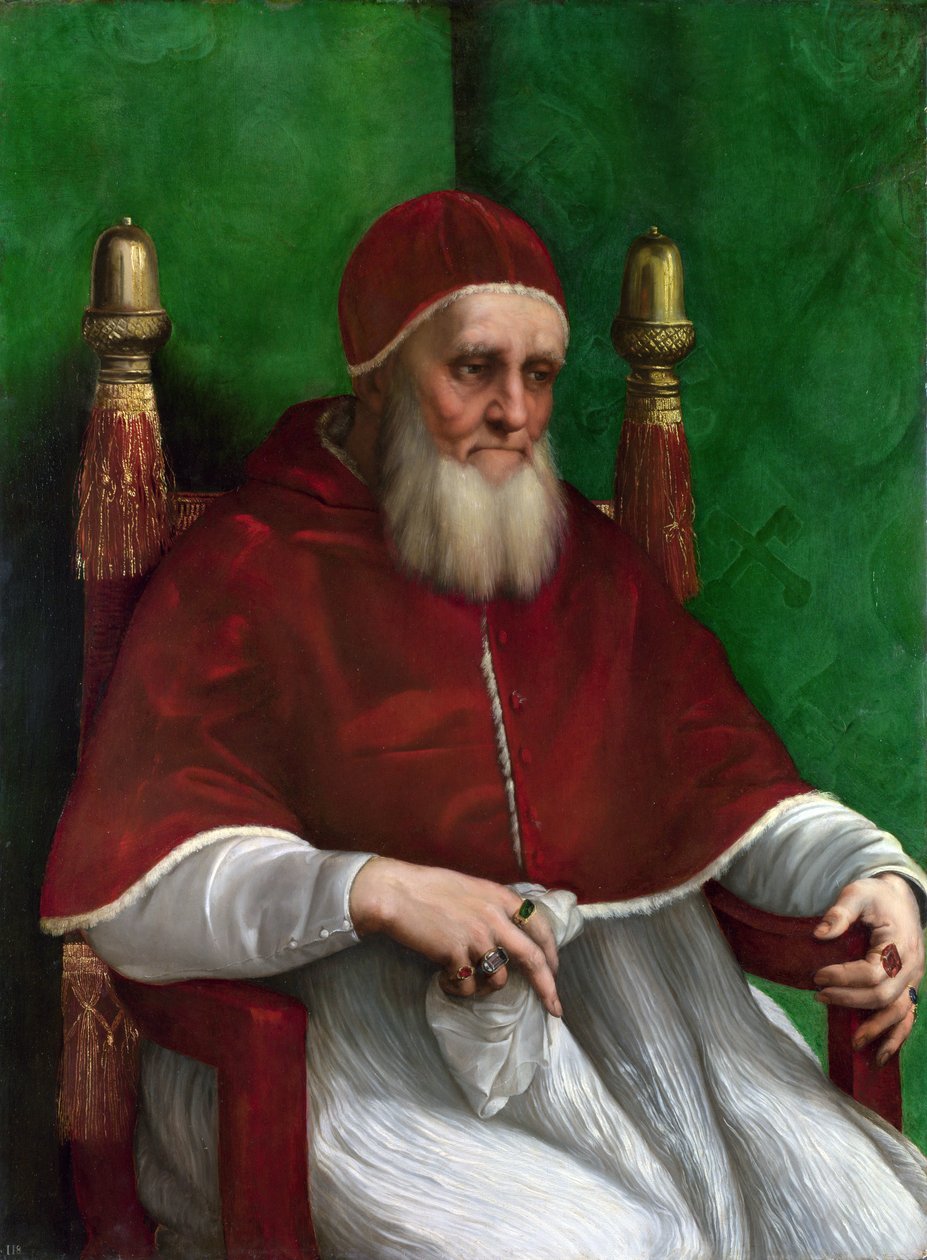 Porträtt av påven Julius II av Raphael
