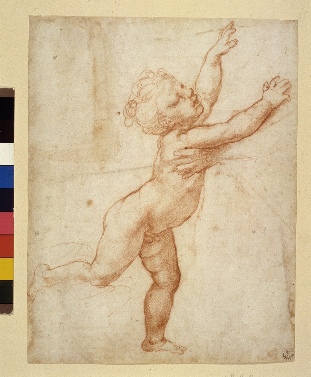 Barnstudie (teckning) av Raphael
