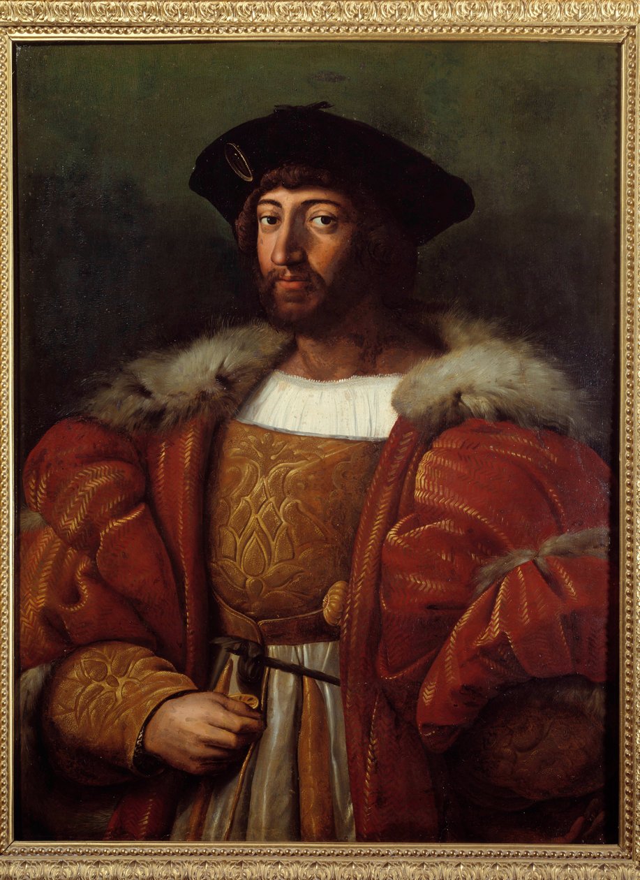 Porträtt av Laurent II de Medicis, hertig av Urbino (Urbino) (1492-1519) (Lorenzo de Medici) Målning av Raffaello Sanzio dit Raphael (1483-1520) 1500-talet. Montpellier Fabre-museet av Raphael