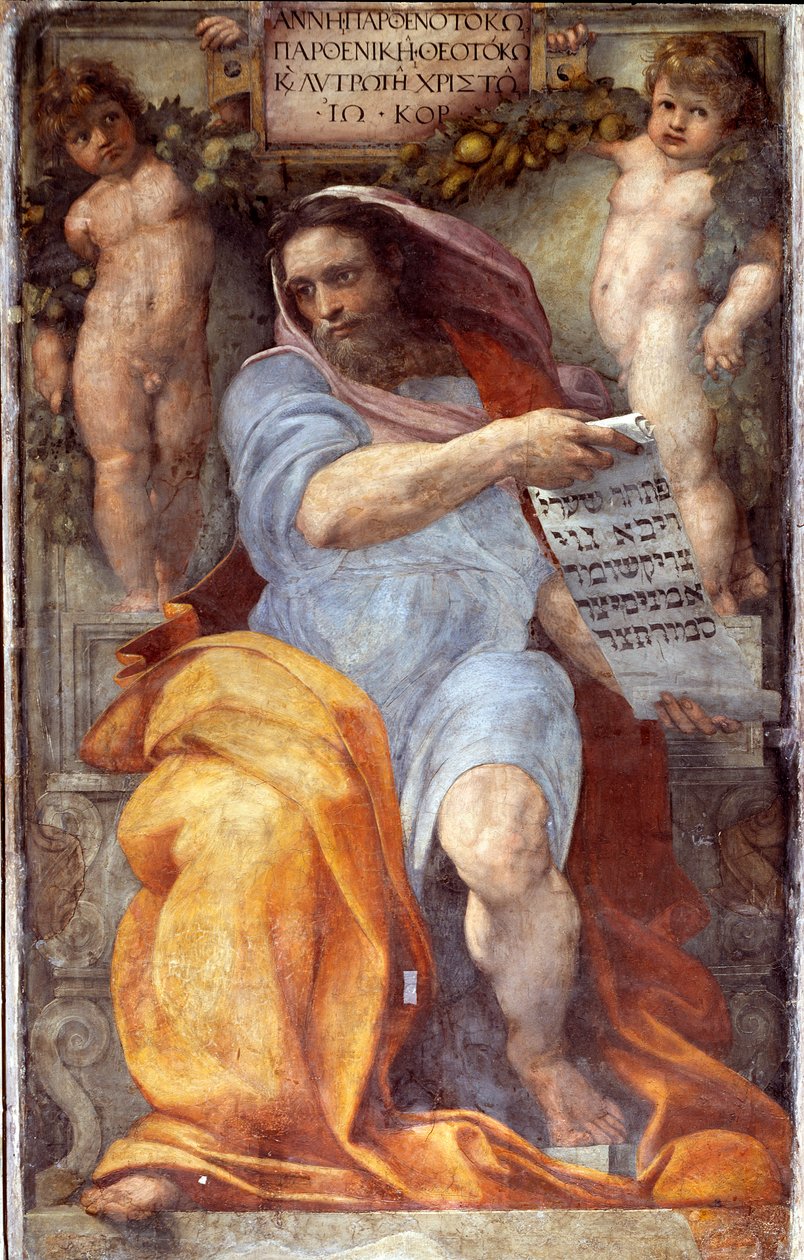 Profeten Jesaja (fresk av Raphael