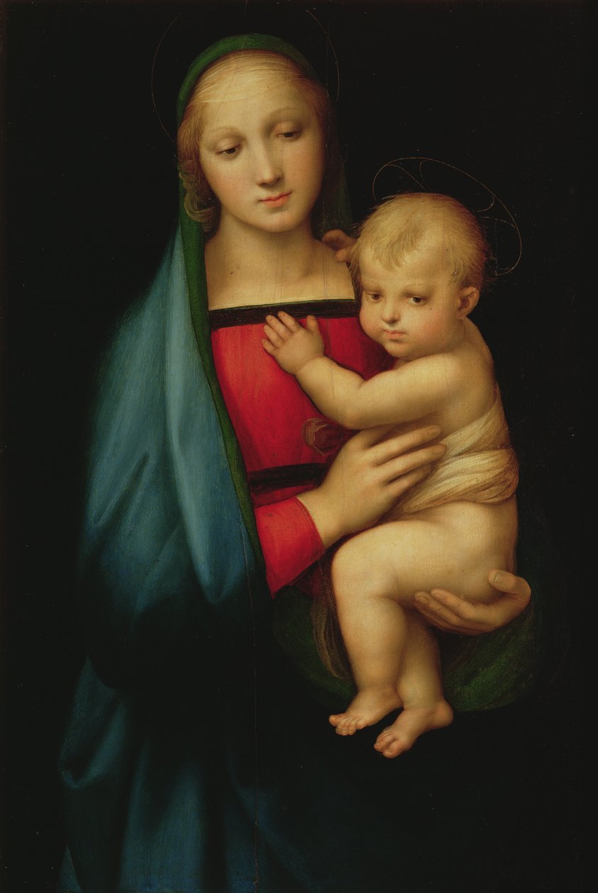 Storhertigens Madonna, ca 1504-05 (olja på panel) av Raphael