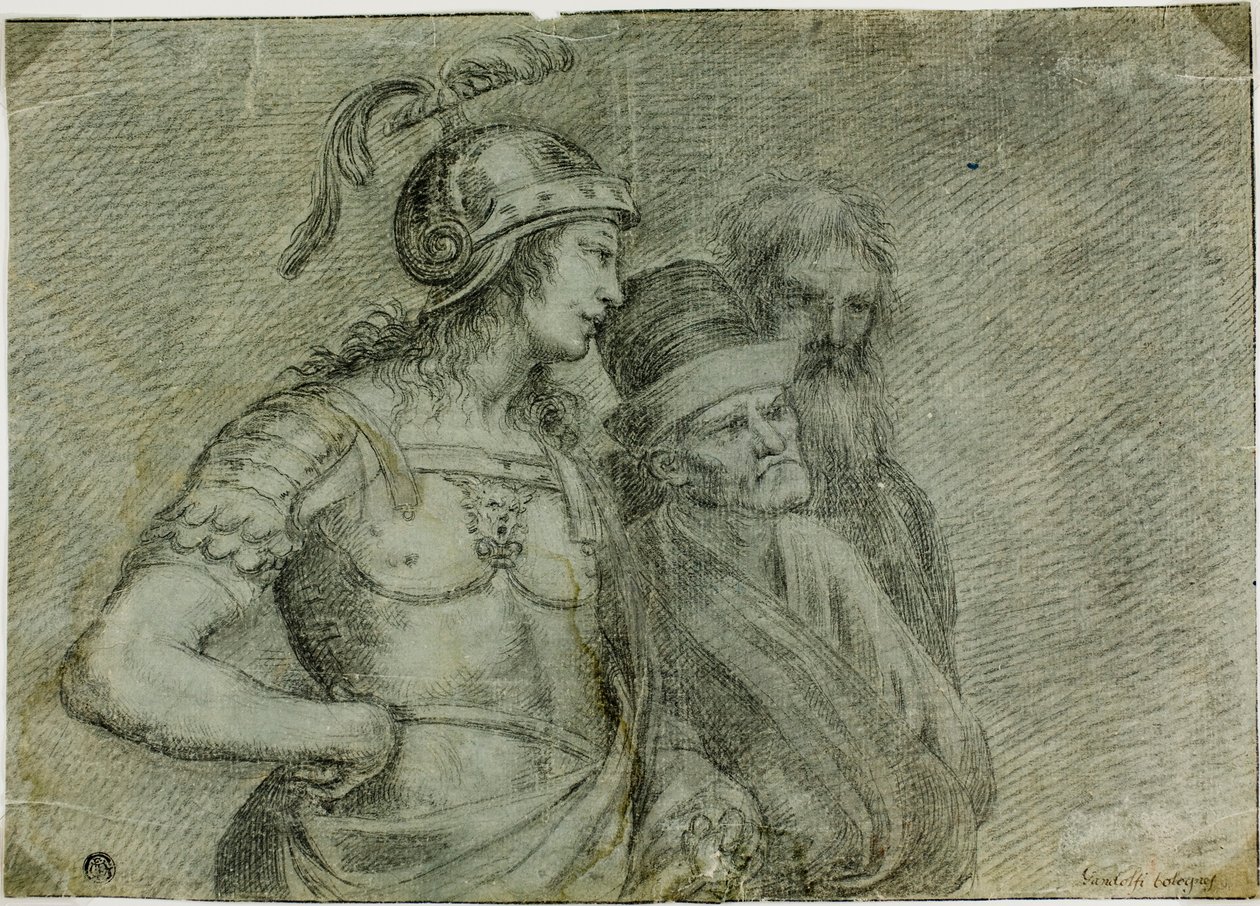 Alkibiades och två filosofer av Raphael