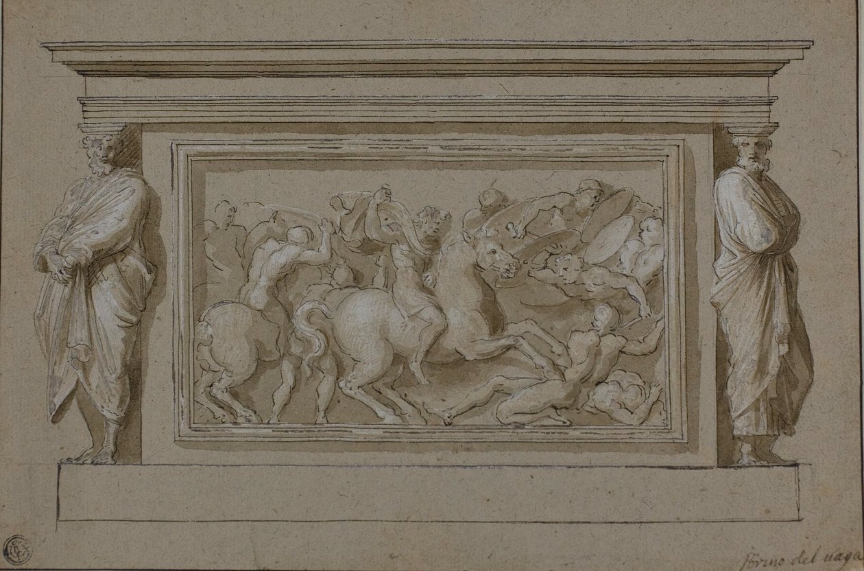 Förslag till begravningsmonument för Marchese Francesco Gonzaga av Raphael