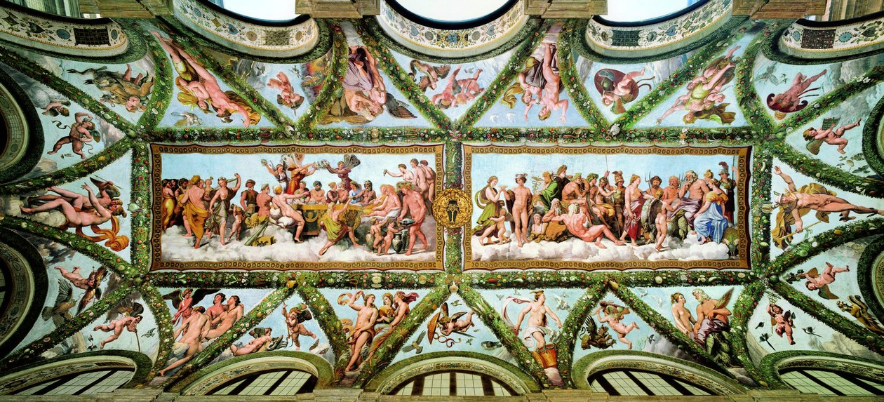 Loggia av Amor och Psyke, Villa Farnesina, 1517-1518. av Raphael