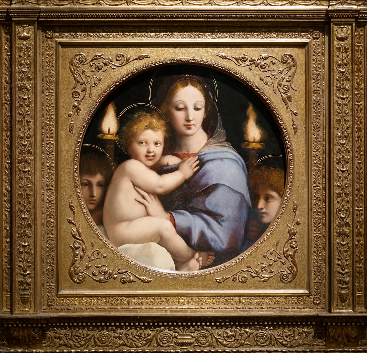 Madonna av kandelabern, ca 1513 av Raffaello Sanzio Raphael