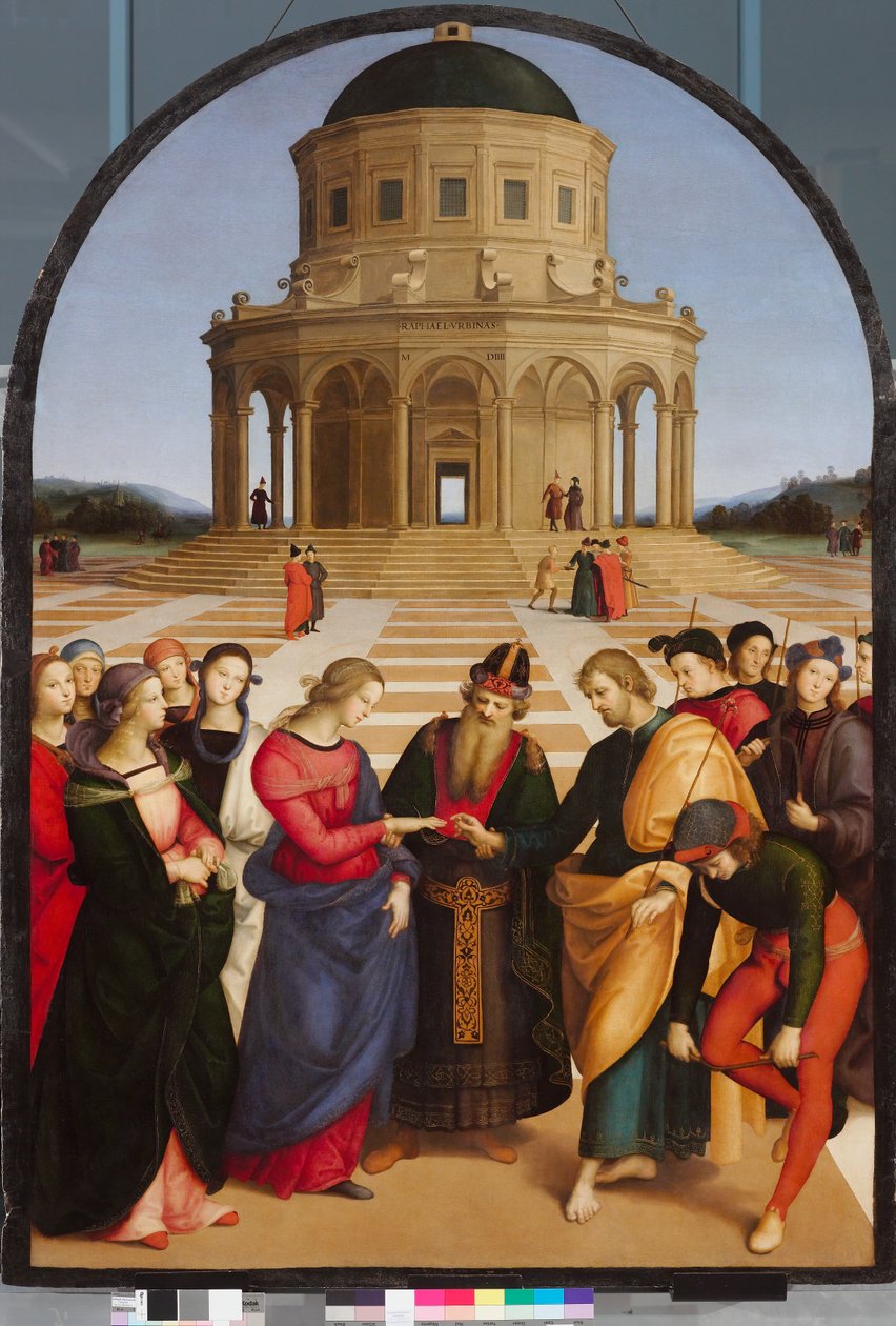Jungfruns äktenskap, 1504 av Raphael