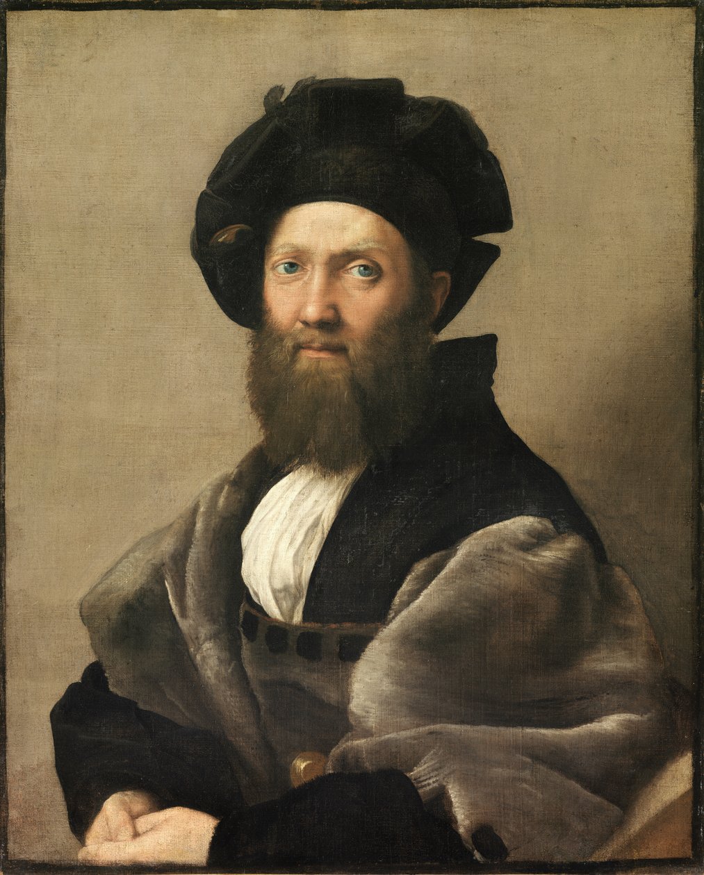 Porträtt av Baldassare Castiglione av Raphael