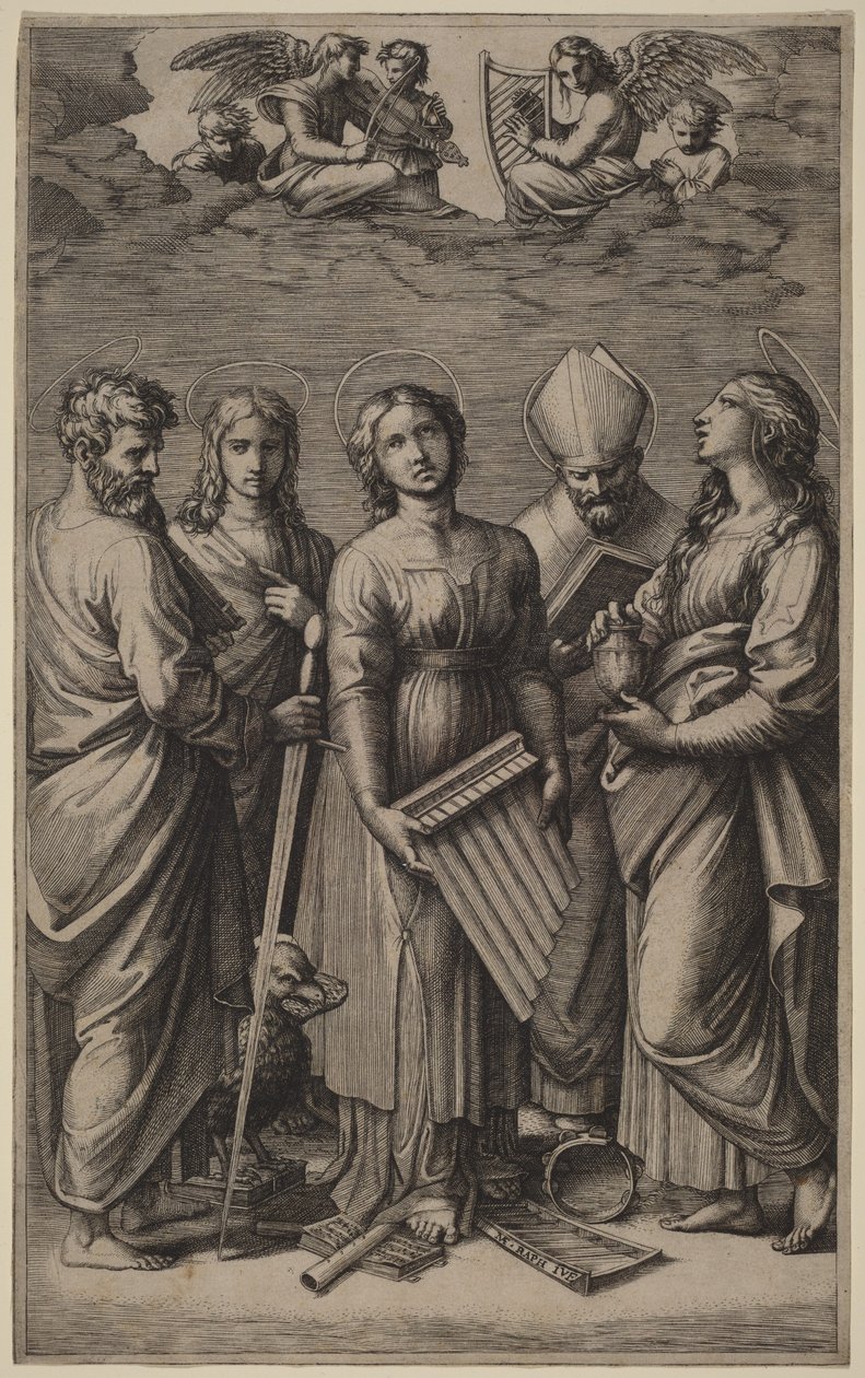 Sankta Cecilia av Raphael