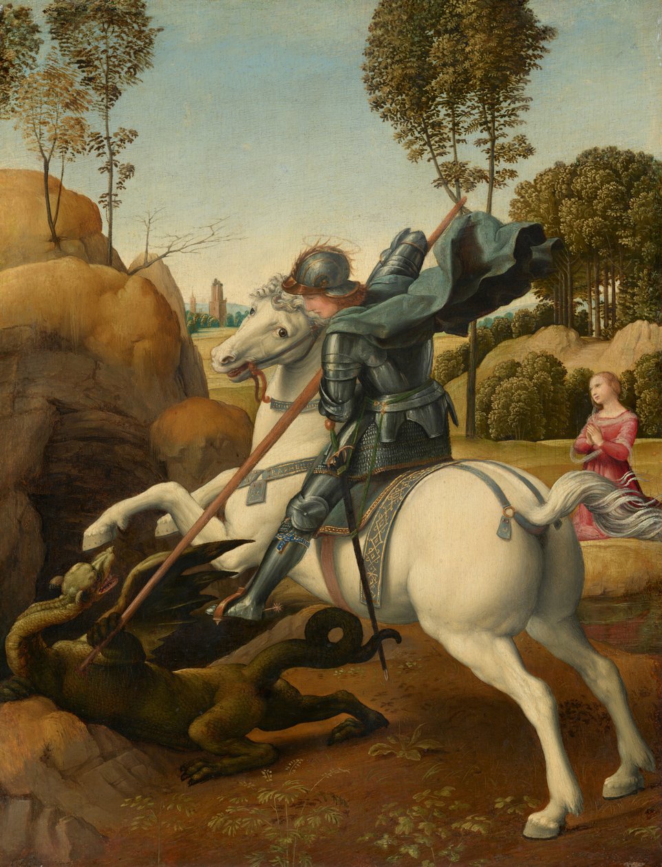 Sankt Göran och draken av Raphael