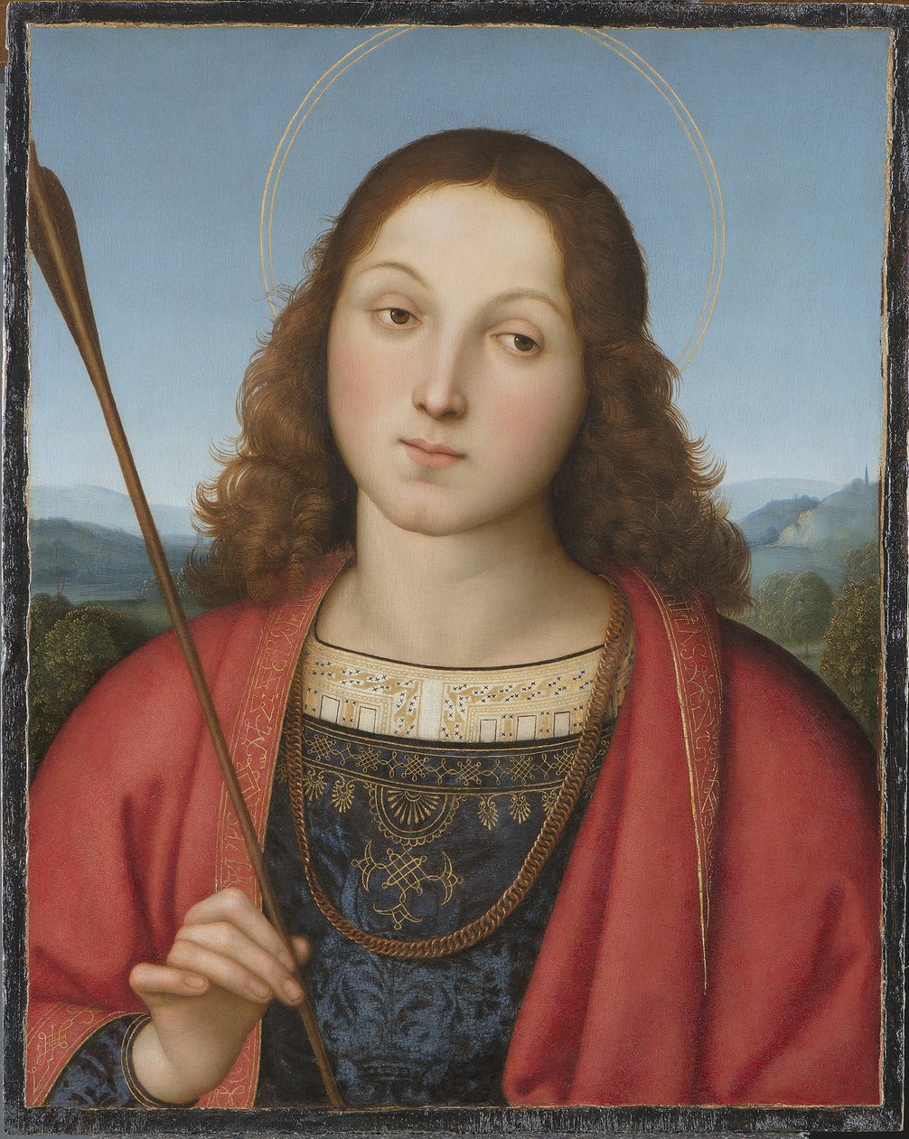Sankt Sebastian, ca 1501-1502 av Raffaello Sanzio Raphael