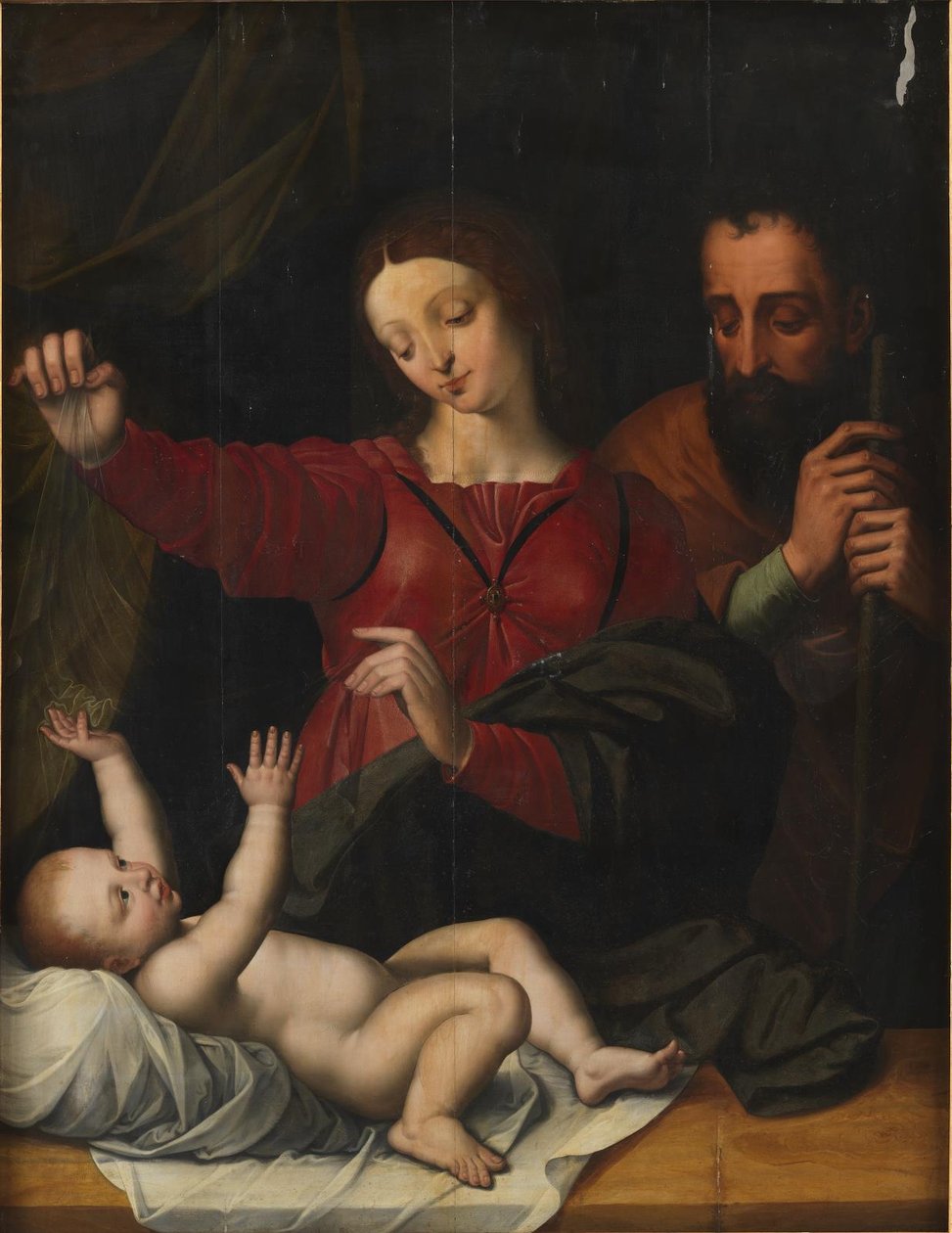 Den heliga familjen av Raphael