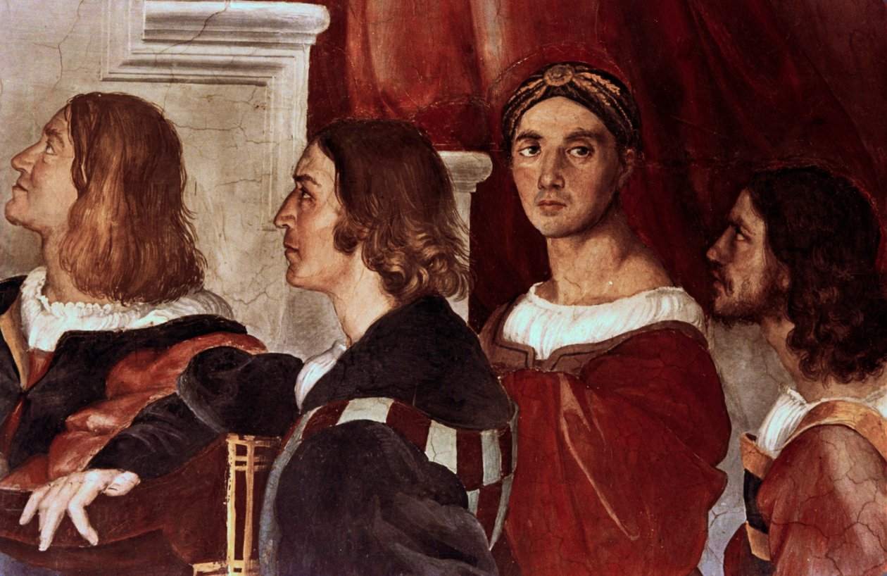 Mässan i Bolsena, detalj, 1512 av Raffaello Sanzio Raphael