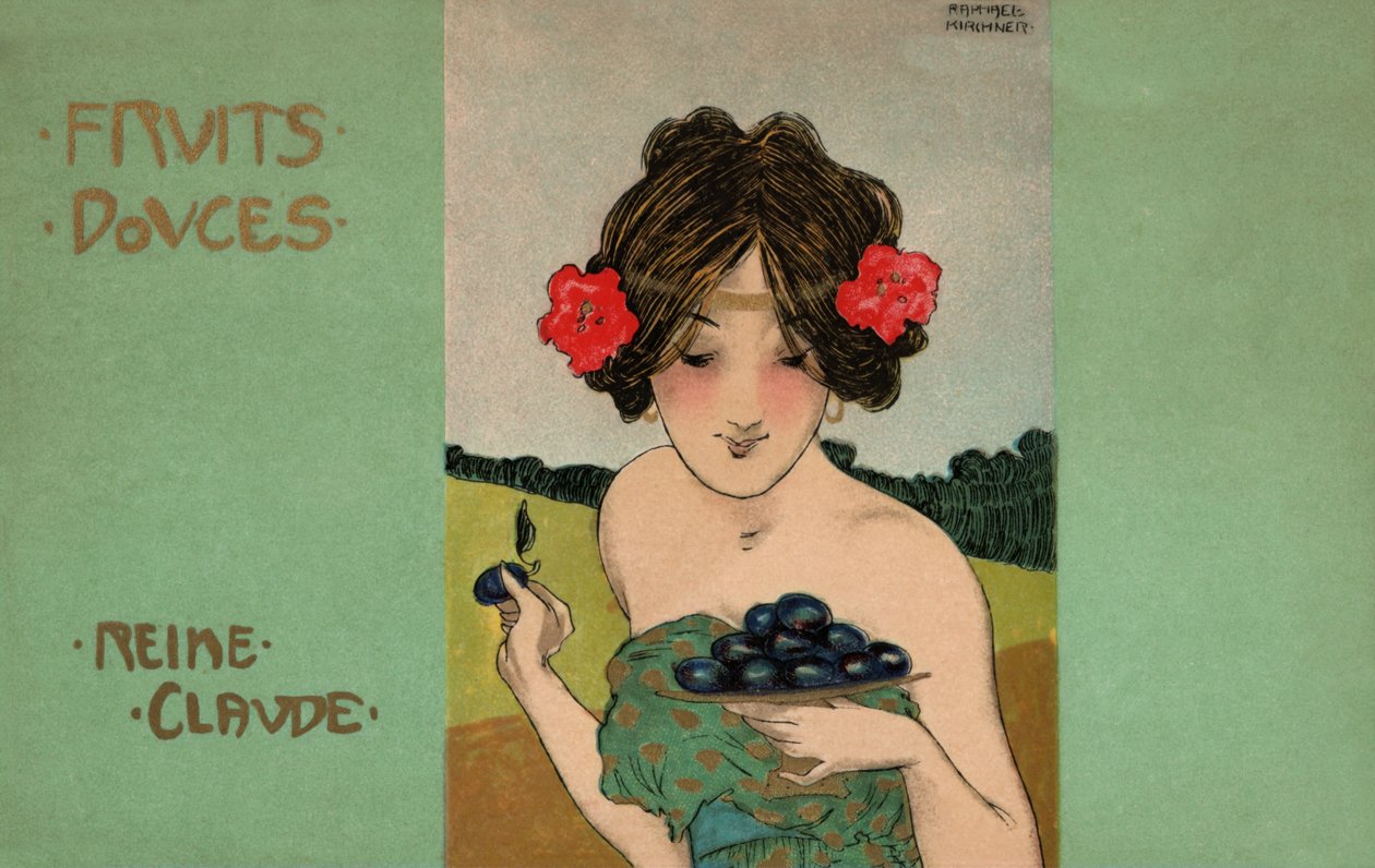 Gröngölingar, ca 1900 (illustration) av Raphael Kirchner