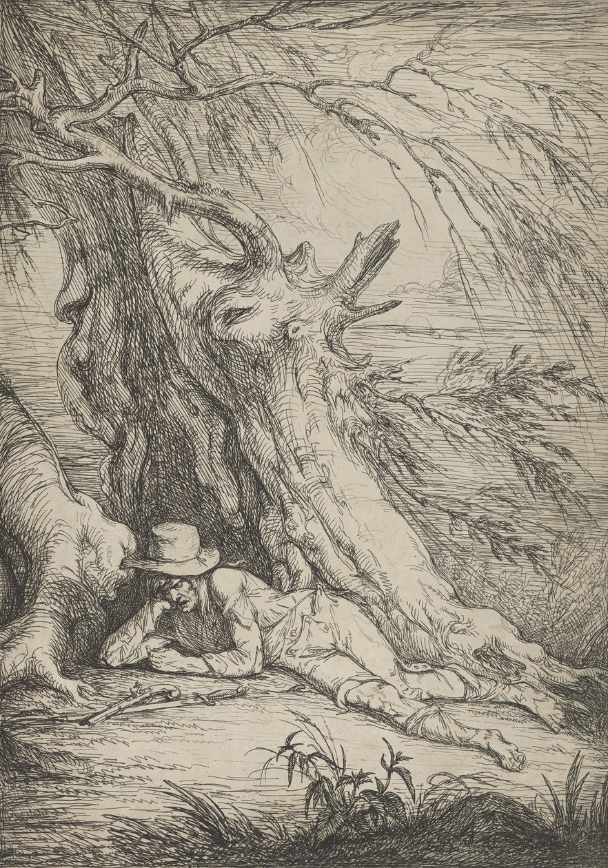 Bandit under ett träd, 1795-1801. av Raphael Lamar West