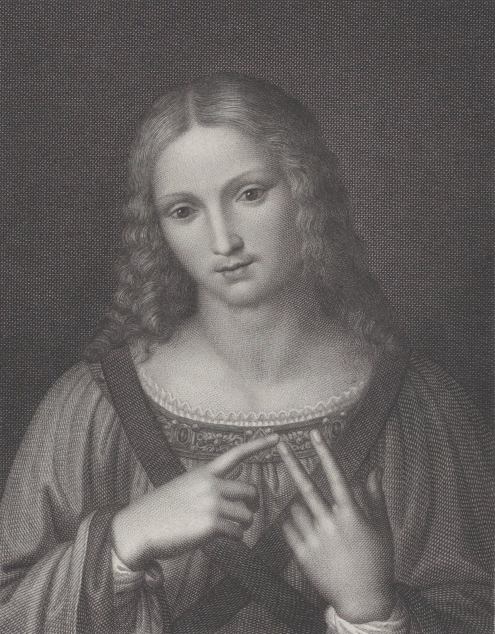 Kristus förkunnade lagen, 1817 av Raphael Morghen