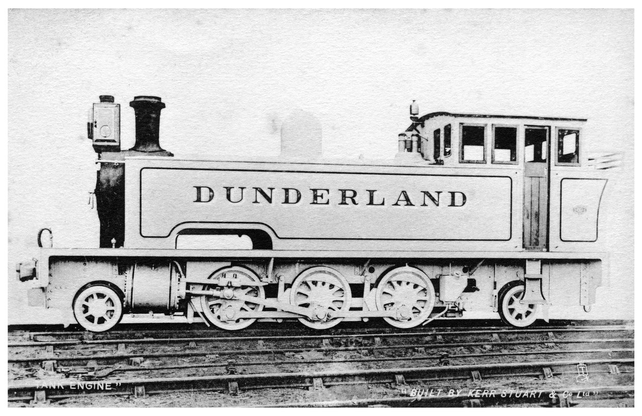 Tankmotor, ånglok byggt av Kerr, Stuart och Co, tidigt 1900-tal. av Raphael Tuck