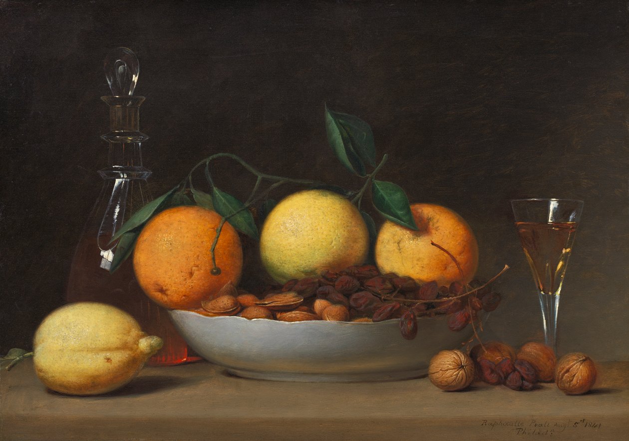 En efterrätt, 1814 av Raphaelle Peale