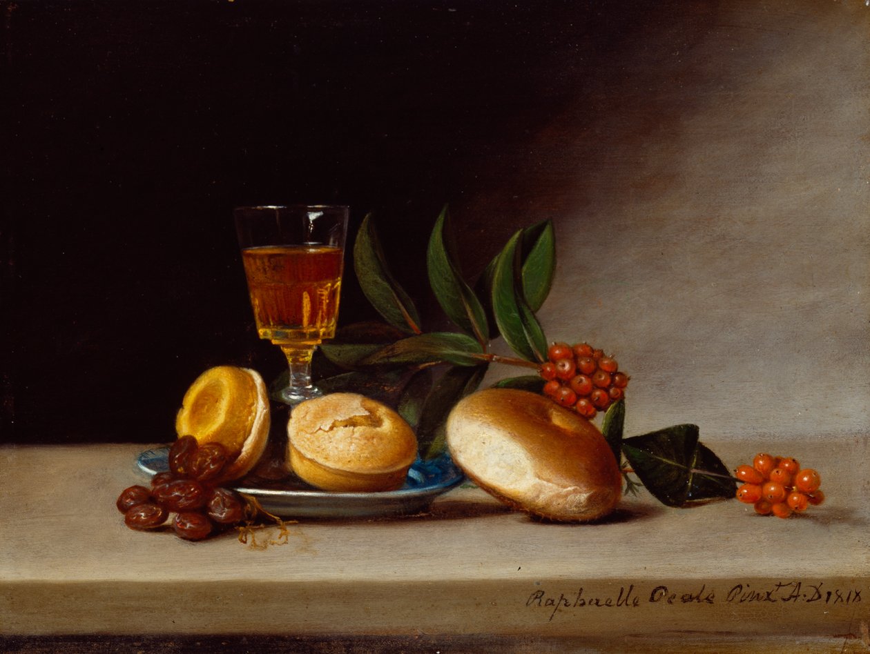 Still Life with a Wine Glass, 1818  av Raphaelle Peale