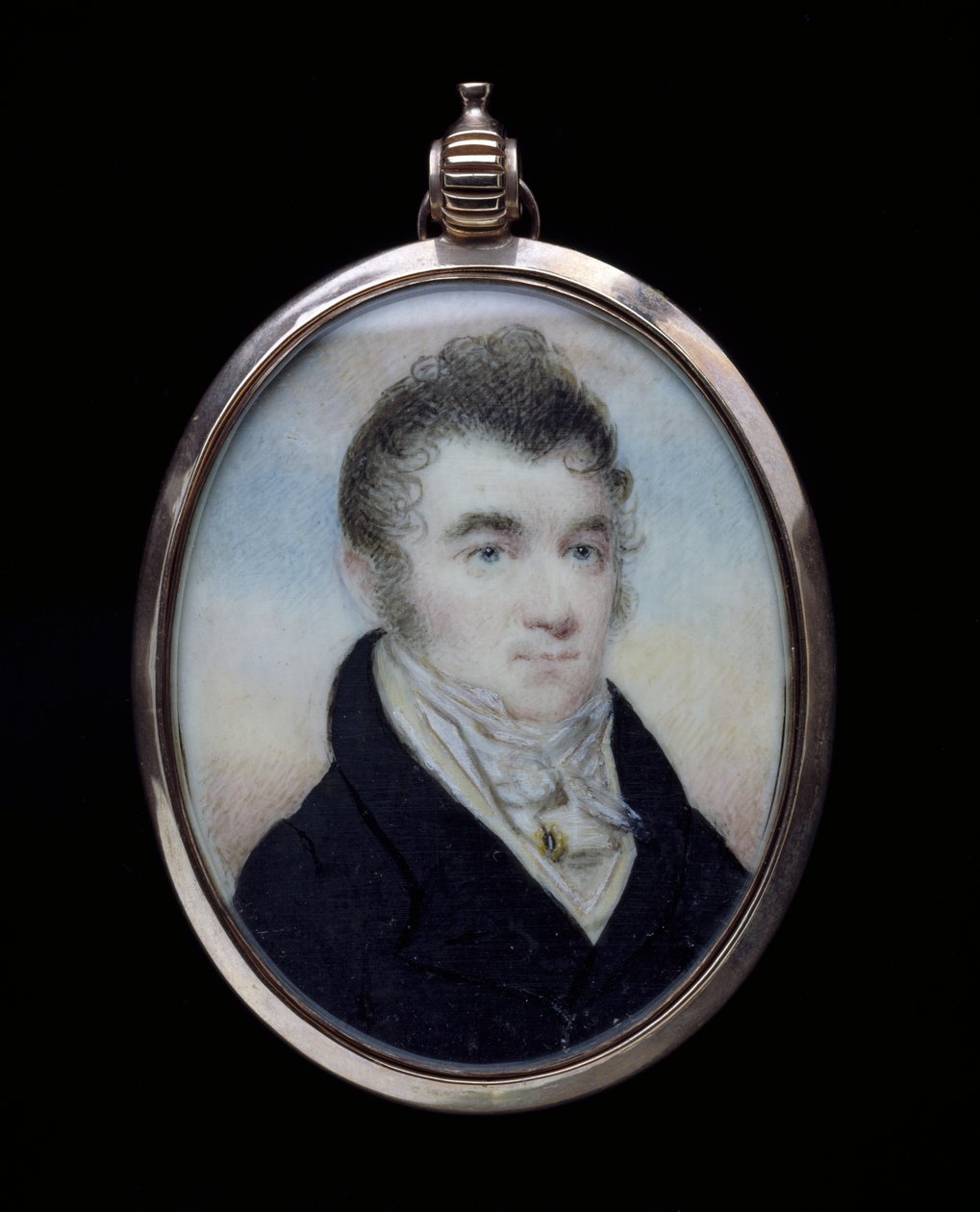 Porträtt av J. S. Willett, ca 1810 (akvarell på elfenben) av Raphaelle Peale