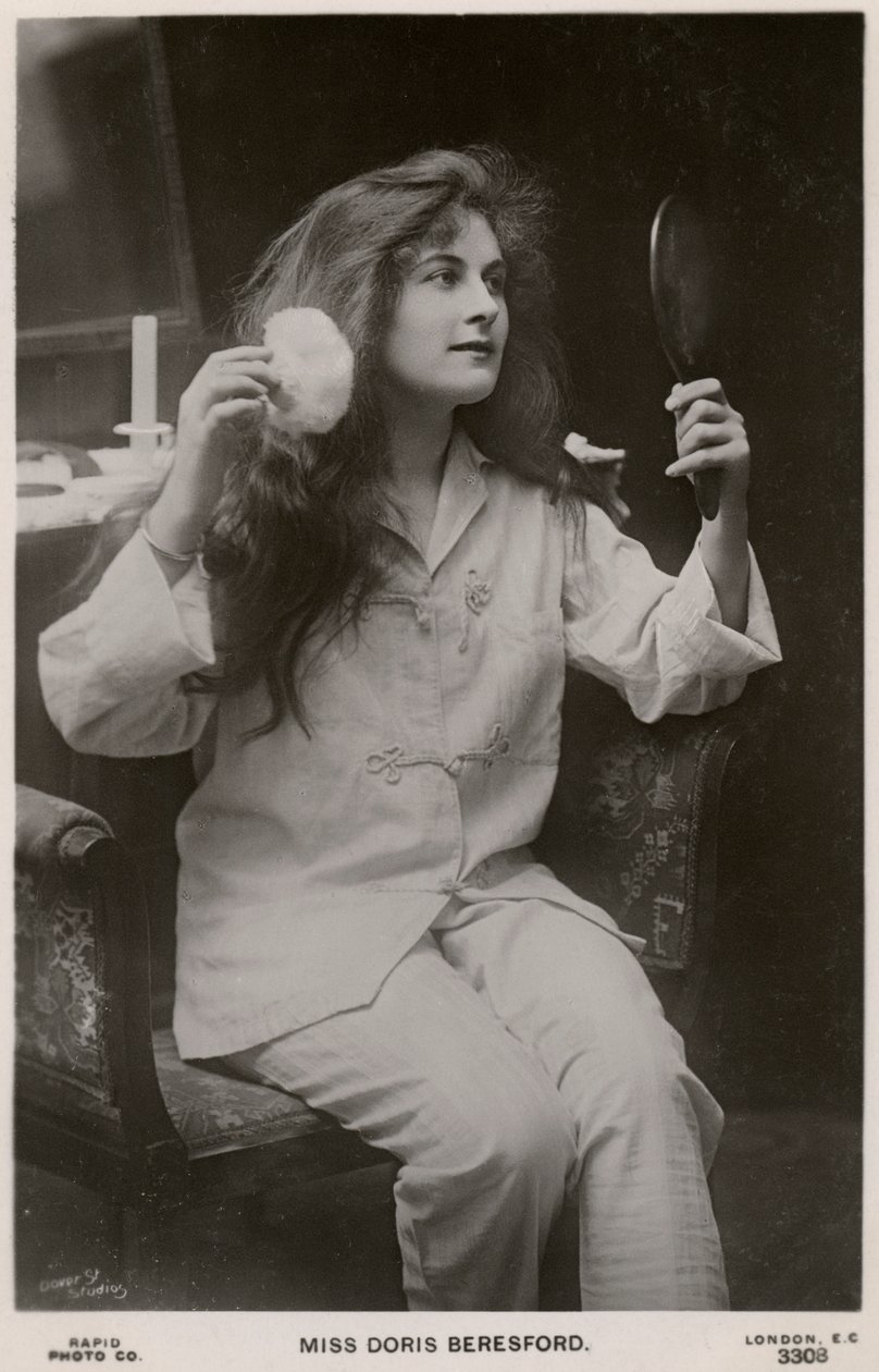 Doris Beresford, brittisk skådespelerska, ca 1900-talet. av Rapid Photo Company