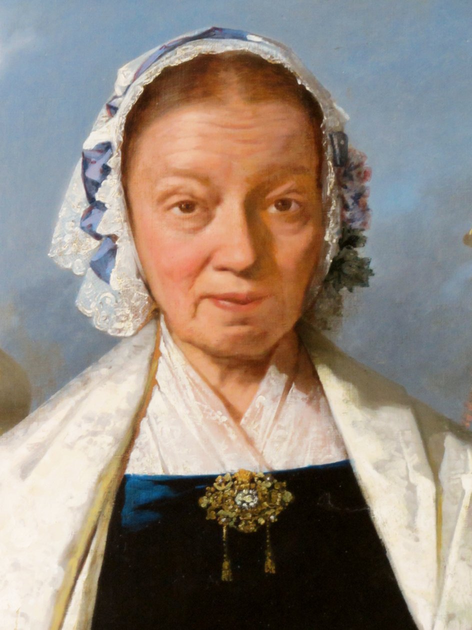 Barbara Molina och Agüero de Herrera av Raymond Auguste Quinsac Monvoisin