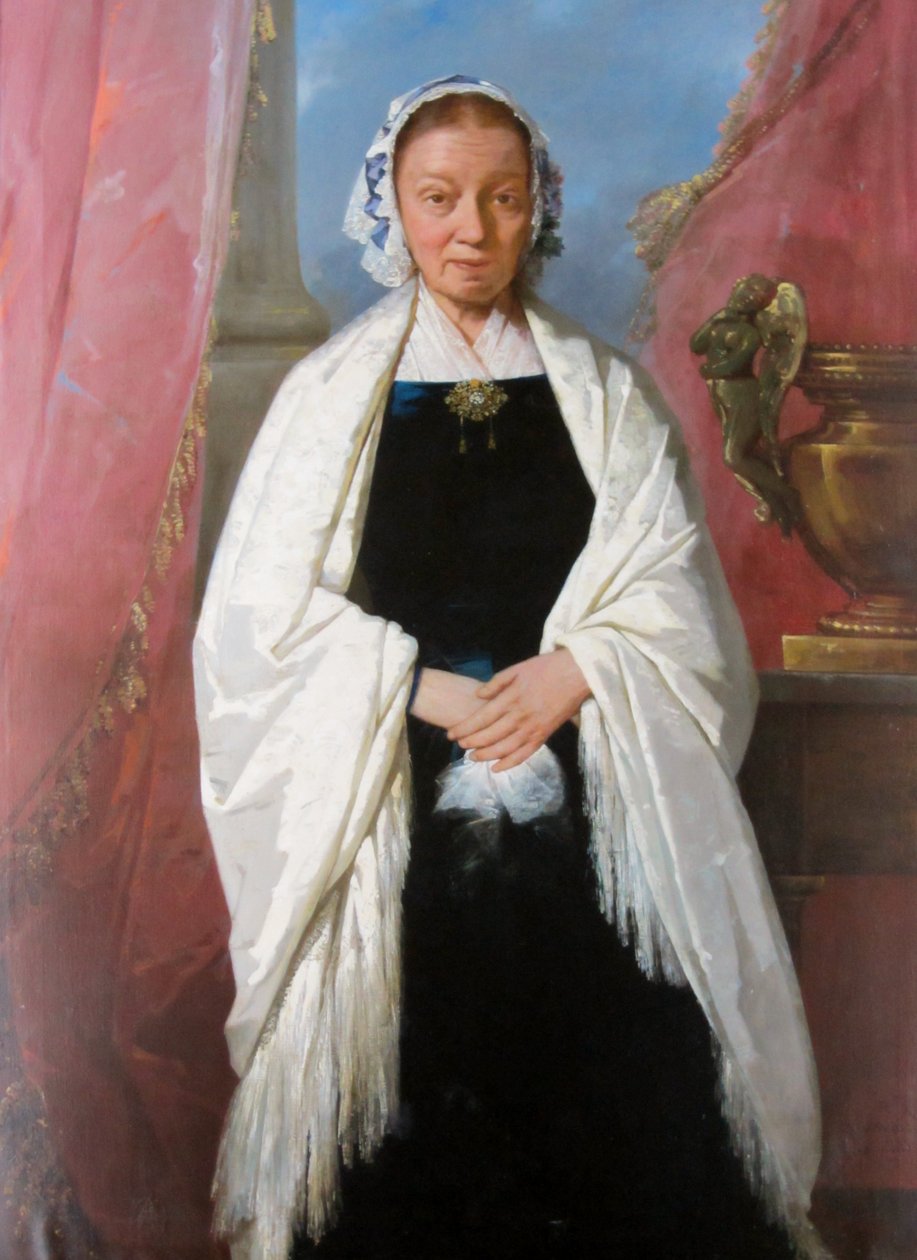 Barbara Molina och Agüero de Herrera av Raymond Auguste Quinsac Monvoisin