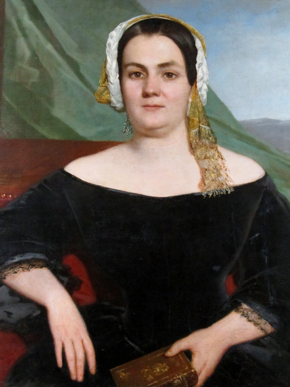 Fru Maria del Carmen Dolores Mackenna och Vicuña av Raymond Auguste Quinsac Monvoisin