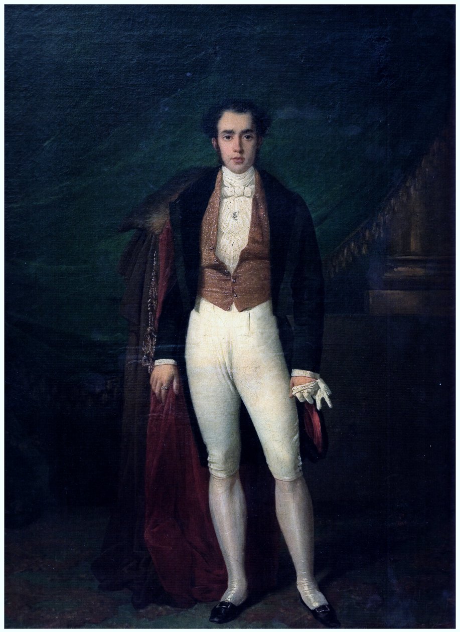 Retrato de José Manuel Ramirez Rosales av Raymond Quinsac Monvoisin