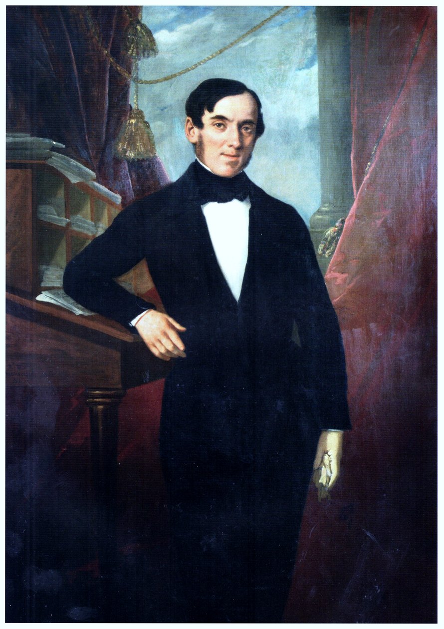 Porträtt av Rafael Garmendia Luco av Raymond Auguste Quinsac Monvoisin
