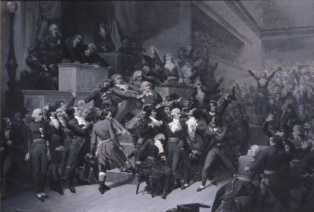 Den nionde termidoren, ca 1840 av Raymond Quinsac Monvoisin