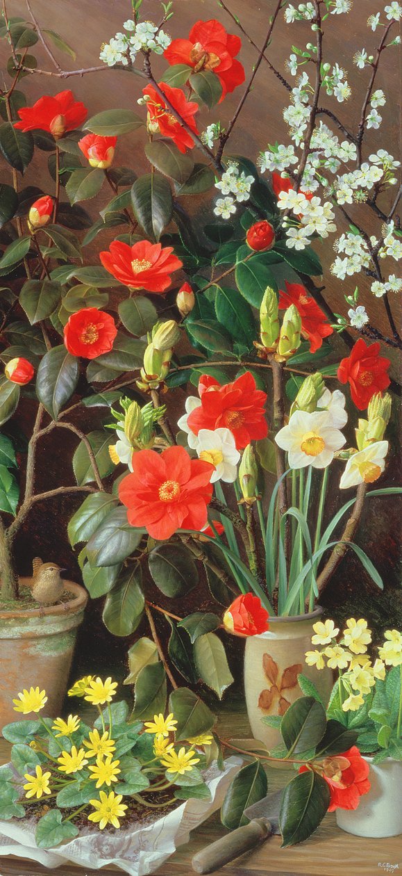 April Målning av Raymond Booth